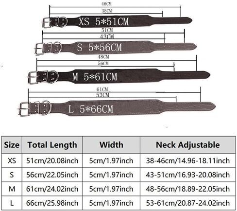 Sharp Spiked Dog Collar 2" Wide Leather Gold Rivet Studded with Airtag Case Durable Adjustable for Medium Breed Girl Boy Puppy Pet Pit Bull Bulldog Pugs Husky Rottweiler Black Large in Kuwait