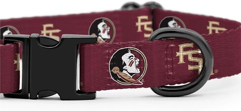 Florida State Seminoles Collars and Leashes | Officially Licensed | Adjustable-Fits All Pets! (Large Collar) in Kuwait