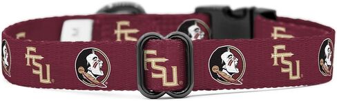 Florida State Seminoles Collars and Leashes | Officially Licensed | Adjustable-Fits All Pets! (Large Collar) in Kuwait