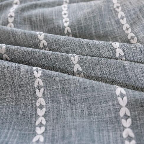 Amidoudou 1 Pair Striped Boho Curtains for Living Room Bedroom Farmhouse Window Tassel Curtains (Green,54x90 Inch) in Kuwait