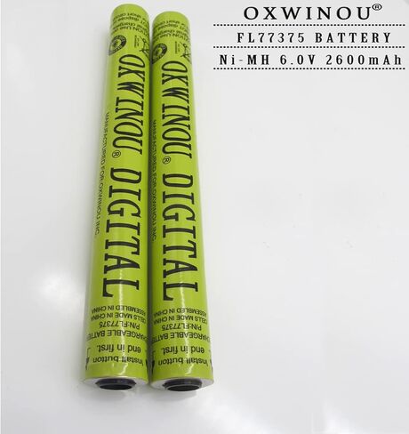 بطارية 77375 متوافقة مع مصابيح STREAMLIGHT 77175 9926J SL20LP SL20L SL20XP-LED 6V 2600mAh NiMH OXWINOU بطارية عصا (حزمة واحدة) in Kuwait