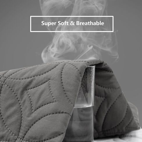 عبوة من قطعتين من واقي مرتبة سرير الأطفال المقاوم للماء من FELTYBED، أغطية مرتبة للأطفال الصغار مزودة بجيب عميق من 5 بوصات إلى 9 بوصات، وسادة مرتبة سرير ناعمة قابلة للتنفس بدون ضوضاء مقاس 52 بوصة × 28 بوصة، أبيض in Kuwait