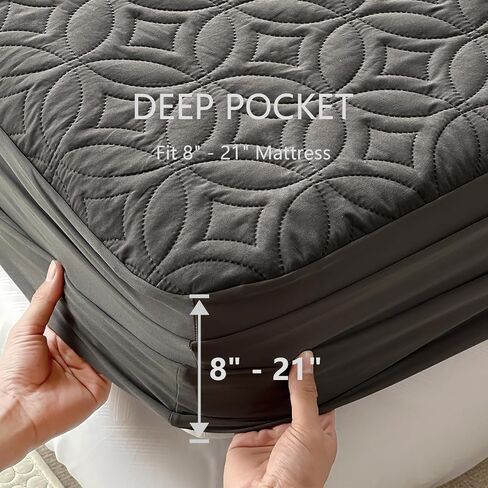 عبوة من قطعتين من واقي مرتبة سرير الأطفال المقاوم للماء من FELTYBED، أغطية مرتبة للأطفال الصغار مزودة بجيب عميق من 5 بوصات إلى 9 بوصات، وسادة مرتبة سرير ناعمة قابلة للتنفس بدون ضوضاء مقاس 52 بوصة × 28 بوصة، أبيض in Kuwait