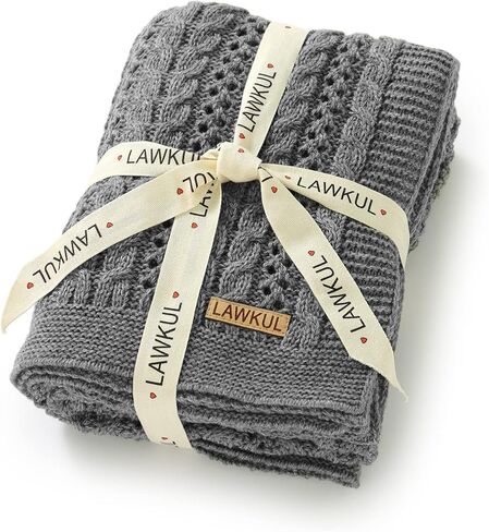 LAWKUL بطانيات الأطفال كابل بطانية الأطفال الخلوية محايدة لينة سرير تنفس بطانية محايدة لحديثي الولادة صبي فتاة الوردي in Kuwait