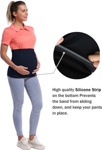 حزام بطن الحمل للسيدات من BUBBLELIME، دعم الأمومة الناعم المسامي لجميع مراحل الحمل وما بعد الولادة in Kuwait
