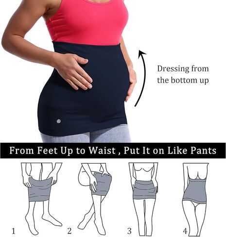 حزام بطن الحمل للسيدات من BUBBLELIME، دعم الأمومة الناعم المسامي لجميع مراحل الحمل وما بعد الولادة in Kuwait