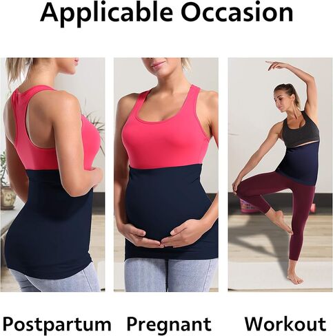 حزام بطن الحمل للسيدات من BUBBLELIME، دعم الأمومة الناعم المسامي لجميع مراحل الحمل وما بعد الولادة in Kuwait