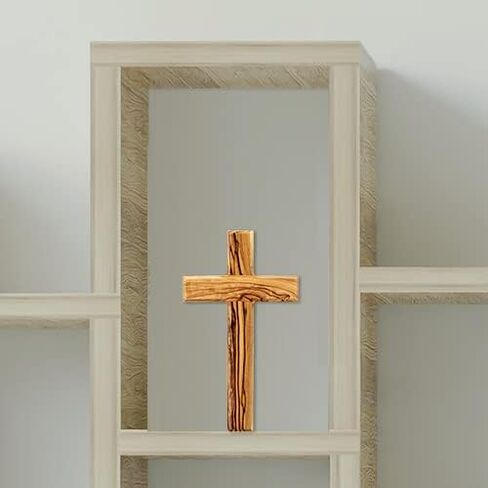 MaMeMi wooden cross olive wood for the wall in gift box. Original from the Holy Land in Kuwait