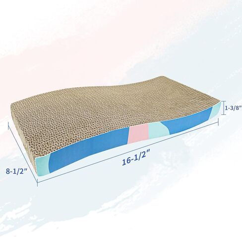 Cat Scratcher Cardboard Reversible Cat Scratch Pad 3PCS with Box Cat Scratching House for Indoor Cats by WDTKPTXL in Kuwait