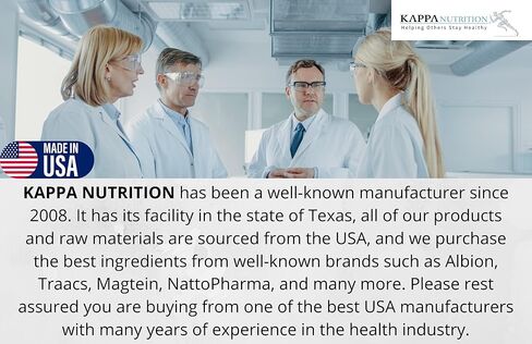 (150 Capsules), 2,253mg Per Serving, Providing 420mg Elemental Magnesium, L-Threonate, Bisglycinate Chelate, Malate, for Brain, Sleep, Stress, Cramps, Headaches, Energy, Heart from Kappa Nutrition. in Kuwait