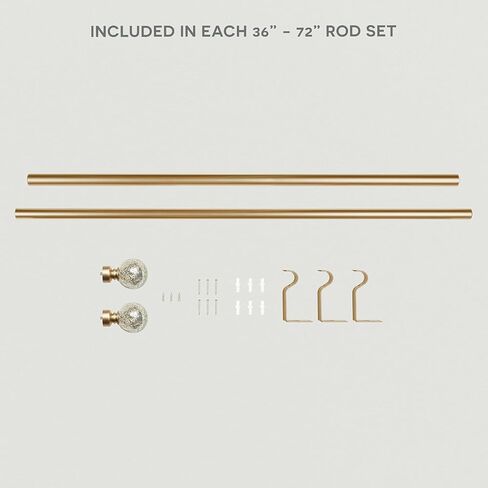 Exclusive Home Silver Aged Sphere 1" Curtain Rod and Coordinating Finial Set, Matte Silver, Adjustable 36"-72" in Saudi Arabia