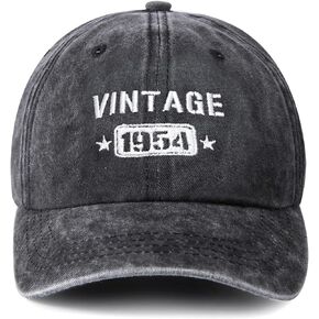 70th Birthday Gifts for Men Women, Vintage 1954 Birthday Baseball Caps Adjustable, 70th Birthday Decorations Men, Funny 70th Gift Ideas - Washed Cotton Hats for Dad Mom Uncle Aunt Grandpa Grandma in Kuwait