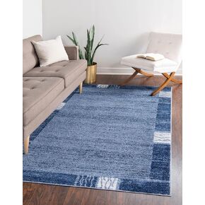 Rugs.com Angelica Collection Rug – 6 Ft Runner Light Blue Medium Rug Perfect for Hallways, Entryways in Kuwait