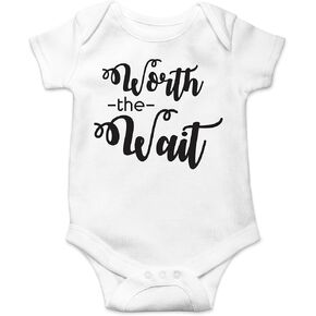 Worth The Wait - Home Coming First Baby - Funny Cute Infant Creeper, One-Piece Baby Bodysuit in Kuwait