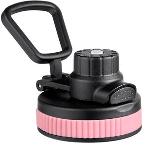 Lid for Hydro Flask Wide Mouth, Lids for Hydro Flask 16 20 24 32 40 OZ Wide Mouth, Auto Flip Lid Replacement Cap Sport Lid for HydroFlask Water Bottle, Top Accessories for Simple Modern Bottle-Black in Kuwait