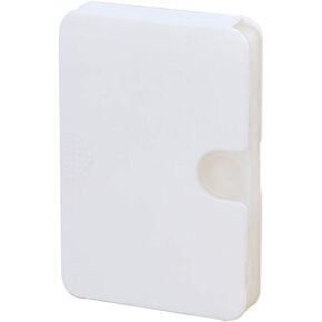 منظم أقراص محمول، صندوق حبوب منع الحمل للسفر للمحفظة والجيوب، 6 مقصورات معبأة بشكل جيد لحبوب الدرج 6 مقصورات لحمل الفيتامينات وزيت السمك والمكملات الغذائية والأدوية (أبيض) in Kuwait