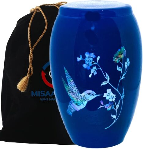 جرار للرماد للبالغين - جرة حرق جثث رماد بشري - جرة جنازة للبالغين مصنوعة يدويًا - جرة رماد للبالغين (200 باوند) in Kuwait