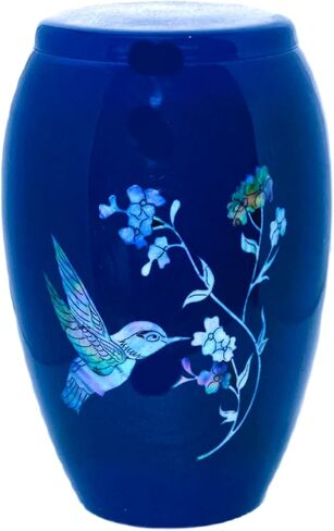 جرار للرماد للبالغين - جرة حرق جثث رماد بشري - جرة جنازة للبالغين مصنوعة يدويًا - جرة رماد للبالغين (200 باوند) in Kuwait