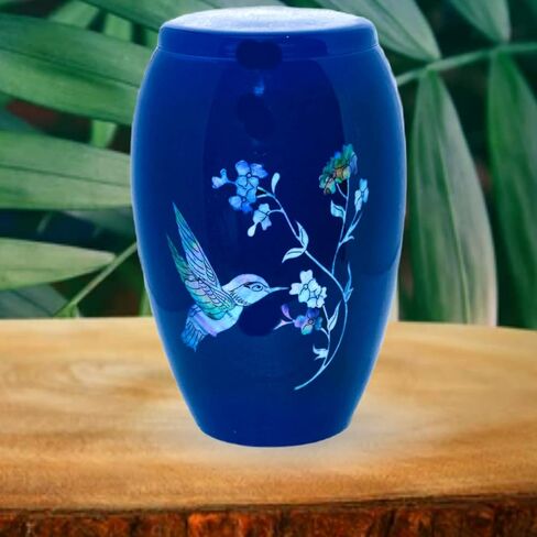 جرار للرماد للبالغين - جرة حرق جثث رماد بشري - جرة جنازة للبالغين مصنوعة يدويًا - جرة رماد للبالغين (200 باوند) in Kuwait