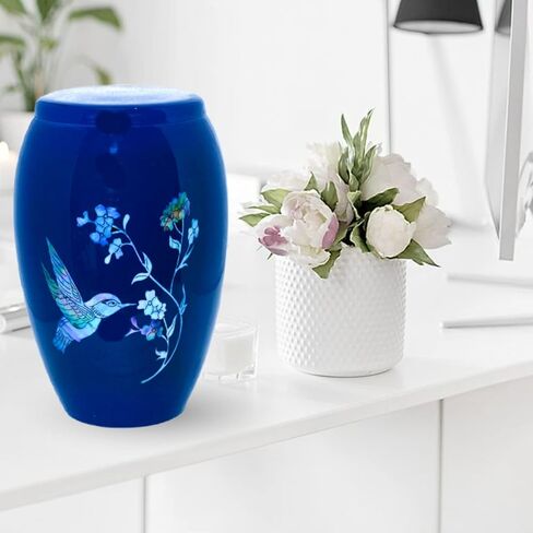 جرار للرماد للبالغين - جرة حرق جثث رماد بشري - جرة جنازة للبالغين مصنوعة يدويًا - جرة رماد للبالغين (200 باوند) in Kuwait