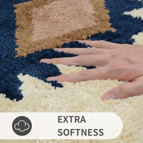 سجاد الحمام بوهو مع شرابات المنسوجة يدويا القطن حصيرة نصف دائرة حمام حصيرة سجاد حمام للحمام قابل للغسل بوهو حمام حصيرة السجاد لحوض الاستحمام الحمام in Kuwait