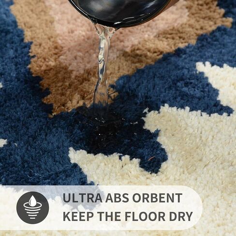 سجاد الحمام بوهو مع شرابات المنسوجة يدويا القطن حصيرة نصف دائرة حمام حصيرة سجاد حمام للحمام قابل للغسل بوهو حمام حصيرة السجاد لحوض الاستحمام الحمام in Kuwait