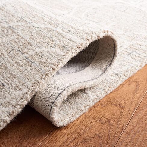 SAFAVIEH Metro Collection Runner Rug - 2'3" x 9', Beige & Ivory, Handmade Floral Wool, Ideal for High Traffic Areas in Living Room, Bedroom (MET881B) in Saudi Arabia