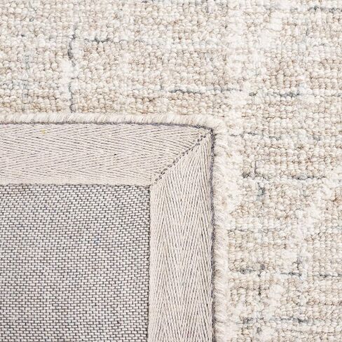 SAFAVIEH Metro Collection Runner Rug - 2'3" x 9', Beige & Ivory, Handmade Floral Wool, Ideal for High Traffic Areas in Living Room, Bedroom (MET881B) in Saudi Arabia