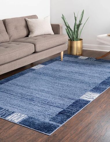 Rugs.com Angelica Collection Rug - سجادة متوسطة الحجم باللون الأزرق الفاتح بطول 6 أقدام مثالية للممرات والمداخل in Saudi Arabia