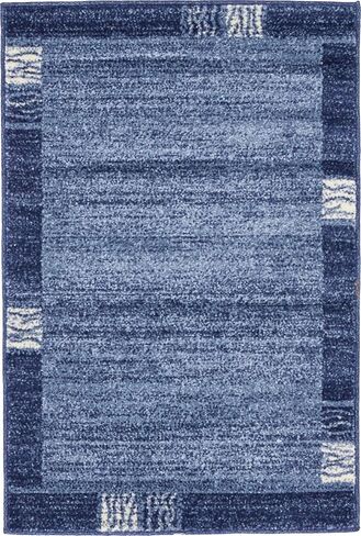 Rugs.com Angelica Collection Rug - سجادة متوسطة الحجم باللون الأزرق الفاتح بطول 6 أقدام مثالية للممرات والمداخل in Saudi Arabia