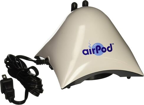 Penn Plax Air Pod Aquarium Air Pump Ultra Quiet Compact Dome Shape Dual Air Output | Multiple Size Options in Saudi Arabia