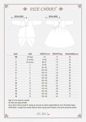 Korean Baby Girl Hanbok for 100days~15y/o Ivory Pink Floral Brooch Included Girl Kids Hanbok in Saudi Arabia