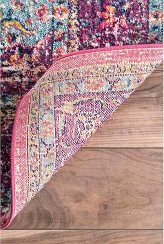 nuLOOM Verona Vintage Persian Area Rug, 6' 7" x 9', Pink in Saudi Arabia