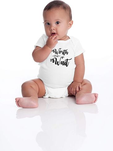 Worth The Wait - Home Coming First Baby - Funny Cute Infant Creeper, One-Piece Baby Bodysuit in Kuwait