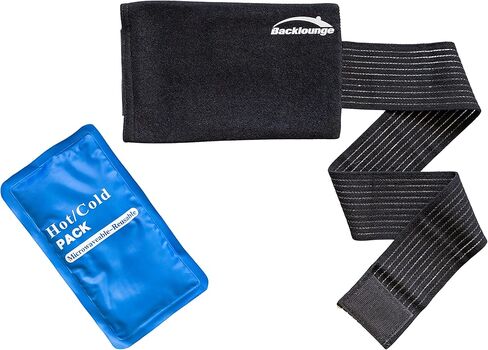 Backlounge Reusable Hot and Cold Therapy Gel ICE Wrap with Targeted Hot or Cold Therapy, for Back Pain Relief, Knee Pain Relief, Shoulder Pain Relief, Arm, Flexible & Mess-Free, One Size Fits All in Kuwait