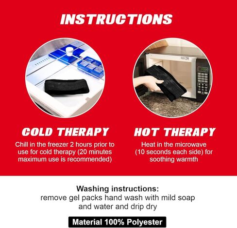 Backlounge Reusable Hot and Cold Therapy Gel ICE Wrap with Targeted Hot or Cold Therapy, for Back Pain Relief, Knee Pain Relief, Shoulder Pain Relief, Arm, Flexible & Mess-Free, One Size Fits All in Kuwait