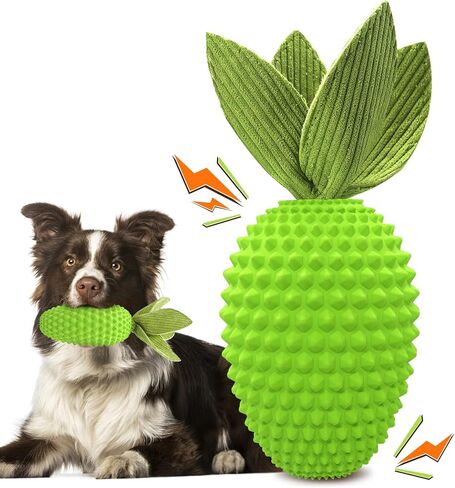 ألعاب الكلاب للمضغ العدواني، ألعاب مضغ للكلاب تصدر صريرًا غير قابلة للتدمير للكلاب الكبيرة والمتوسطة والصغيرة، لعبة مضغ تفاعلية للكلاب من المطاط الطبيعي متينة مع نكهة الحليب in Kuwait