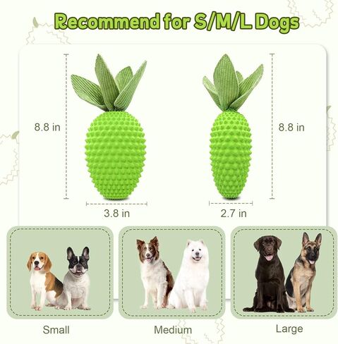 ألعاب الكلاب للمضغ العدواني، ألعاب مضغ للكلاب تصدر صريرًا غير قابلة للتدمير للكلاب الكبيرة والمتوسطة والصغيرة، لعبة مضغ تفاعلية للكلاب من المطاط الطبيعي متينة مع نكهة الحليب in Kuwait
