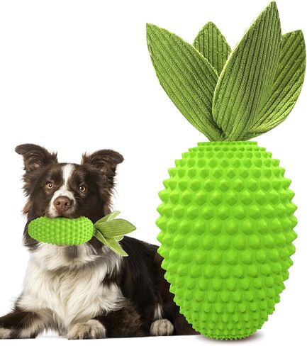 ألعاب الكلاب للمضغ العدواني، ألعاب مضغ للكلاب تصدر صريرًا غير قابلة للتدمير للكلاب الكبيرة والمتوسطة والصغيرة، لعبة مضغ تفاعلية للكلاب من المطاط الطبيعي متينة مع نكهة الحليب in Kuwait