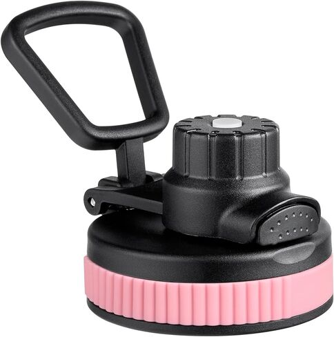 Lid for Hydro Flask Wide Mouth, Lids for Hydro Flask 16 20 24 32 40 OZ Wide Mouth, Auto Flip Lid Replacement Cap Sport Lid for HydroFlask Water Bottle, Top Accessories for Simple Modern Bottle-Black in Kuwait