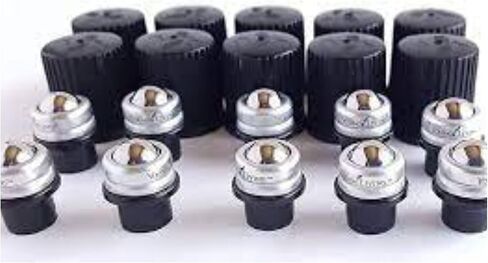 Young Living AromaGlide Roller Fitments - 10 pack - Fits Both 5ml and 15ml - Essential Oils into Convenient Roll-On Bottles - Easy Application, Lasting Benefits, Travel Essentials in Saudi Arabia