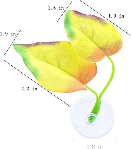 Aquazoo 7 PCS Aquarium Decor Variety Pack, Bi-Leaf Betta Hammock Silk for Hiding Bubbling Snuggling Spawning Resting Spot, Aquarium Lifelike Plants, Great Valued Premium Aquarium Decoration Set in Saudi Arabia