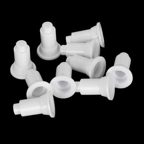 TOPINCN 100 Pcs Isolation Board Supporty Feet, Fish Isolation Board Supporty Feet, Support Feet for Aquarium Divider(Black) in Saudi Arabia