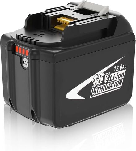GERIT BATT BL1890B 12000mAh 18V Replacement for Makita 18V Battery Compatible with Makita 18 Volt BL1860B BL1860 BL1850 BL1840 BL1840B BL1830 BL1830B BL1815 BL1815B LXT400 in Kuwait