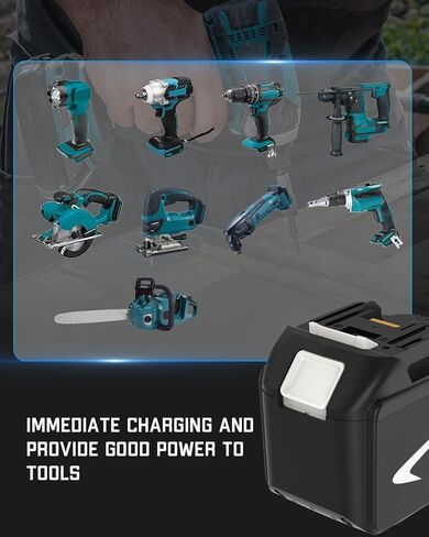 GERIT BATT BL1890B 12000mAh 18V Replacement for Makita 18V Battery Compatible with Makita 18 Volt BL1860B BL1860 BL1850 BL1840 BL1840B BL1830 BL1830B BL1815 BL1815B LXT400 in Kuwait