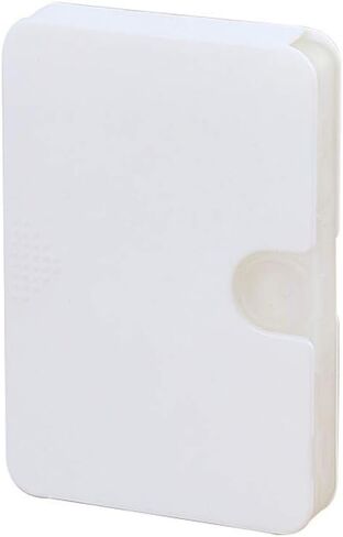 منظم أقراص محمول، صندوق حبوب منع الحمل للسفر للمحفظة والجيوب، 6 مقصورات معبأة بشكل جيد لحبوب الدرج 6 مقصورات لحمل الفيتامينات وزيت السمك والمكملات الغذائية والأدوية (أبيض) in Kuwait