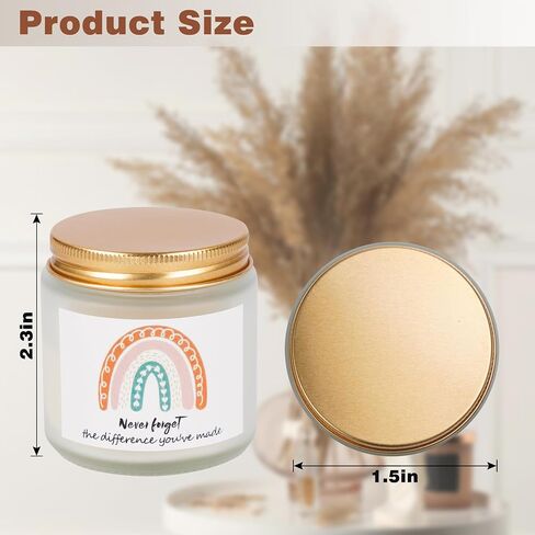 9 Pieces Thank You Appreciation Gifts Thank You Scented Candles 3.5 oz Awesome Inspirational Candles for Employee Coworker Teacher Nurse Appreciation Gifts in Saudi Arabia