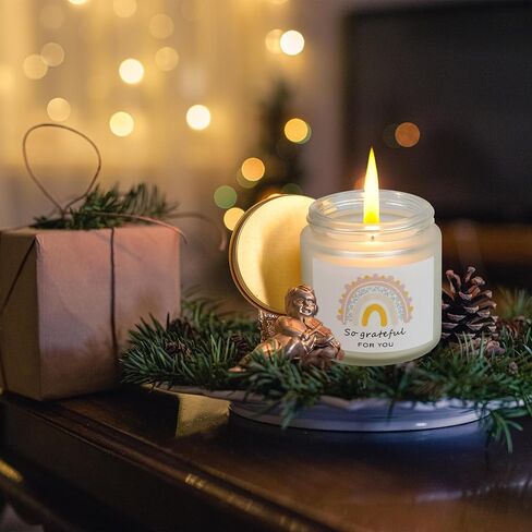 9 Pieces Thank You Appreciation Gifts Thank You Scented Candles 3.5 oz Awesome Inspirational Candles for Employee Coworker Teacher Nurse Appreciation Gifts in Saudi Arabia