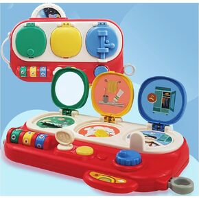 لوحة مشغولة للأطفال الصغار من FBesteam - ألعاب مونتيسوري لعمر 1 2 3 4 سنوات من الأولاد والبنات الحسية، أساسيات السفر بالطائرة للأطفال بعمر 18 شهرًا، تعلم المهارات الحركية الدقيقة، هدايا عيد ميلاد الأطفال الصغار in Kuwait