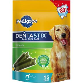 Pedigree Dentastix Beef Flavor Large Treats For Dogs - 15.6 Oz. 18 Count